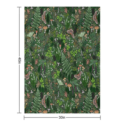 Forest Foray Throw Blanket
