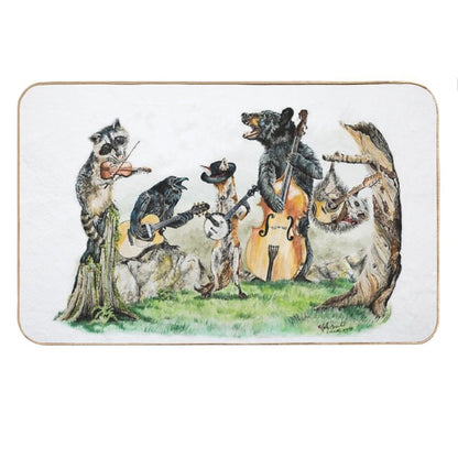 Bluegrass Gang -  Wild Animal Music Bath Mat