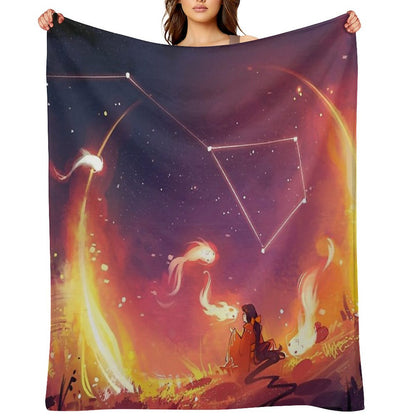 Sky Dancer Throw Blanket