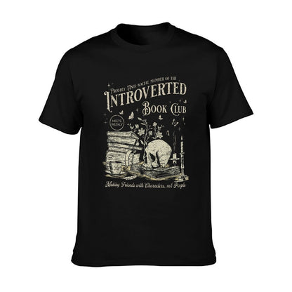 Retro Proud Anti Social Member Of Introverted Book Club  Moisture-wicking T-Shirt