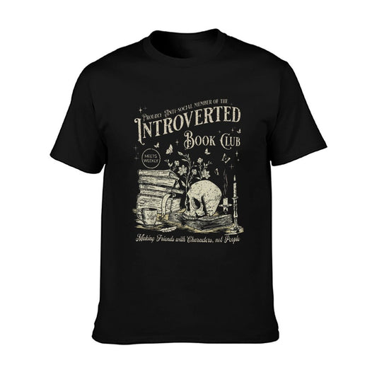 Retro Proud Anti Social Member Of Introverted Book Club  Moisture-wicking T-Shirt