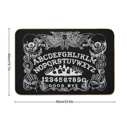 Black Witch Board Bath Mat