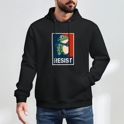 Portland Frog Protest Resist - Portland Frog Activist Casual Wear Hoodie