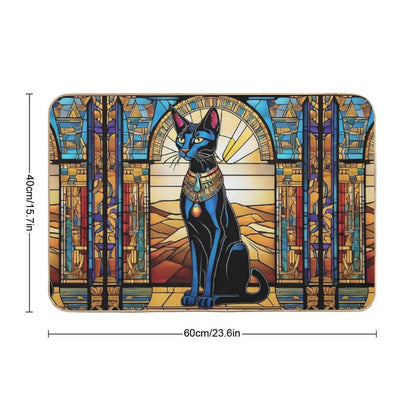 Egyptian Cat. Bath Mat