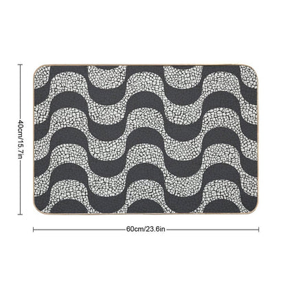 Walk The Streets of Rio Copacabana Sidewalk Theme  High-Traffic Bath Mat