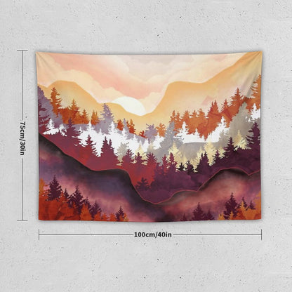 Amber Forest Tapestry