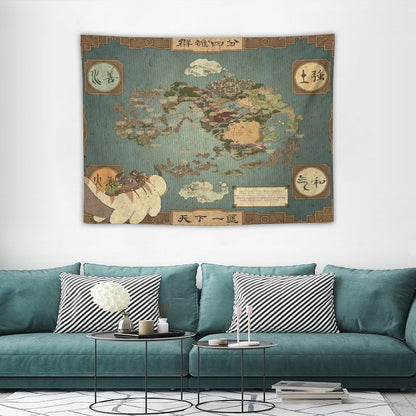 Avatar The Last Airbender Map I Tapestry