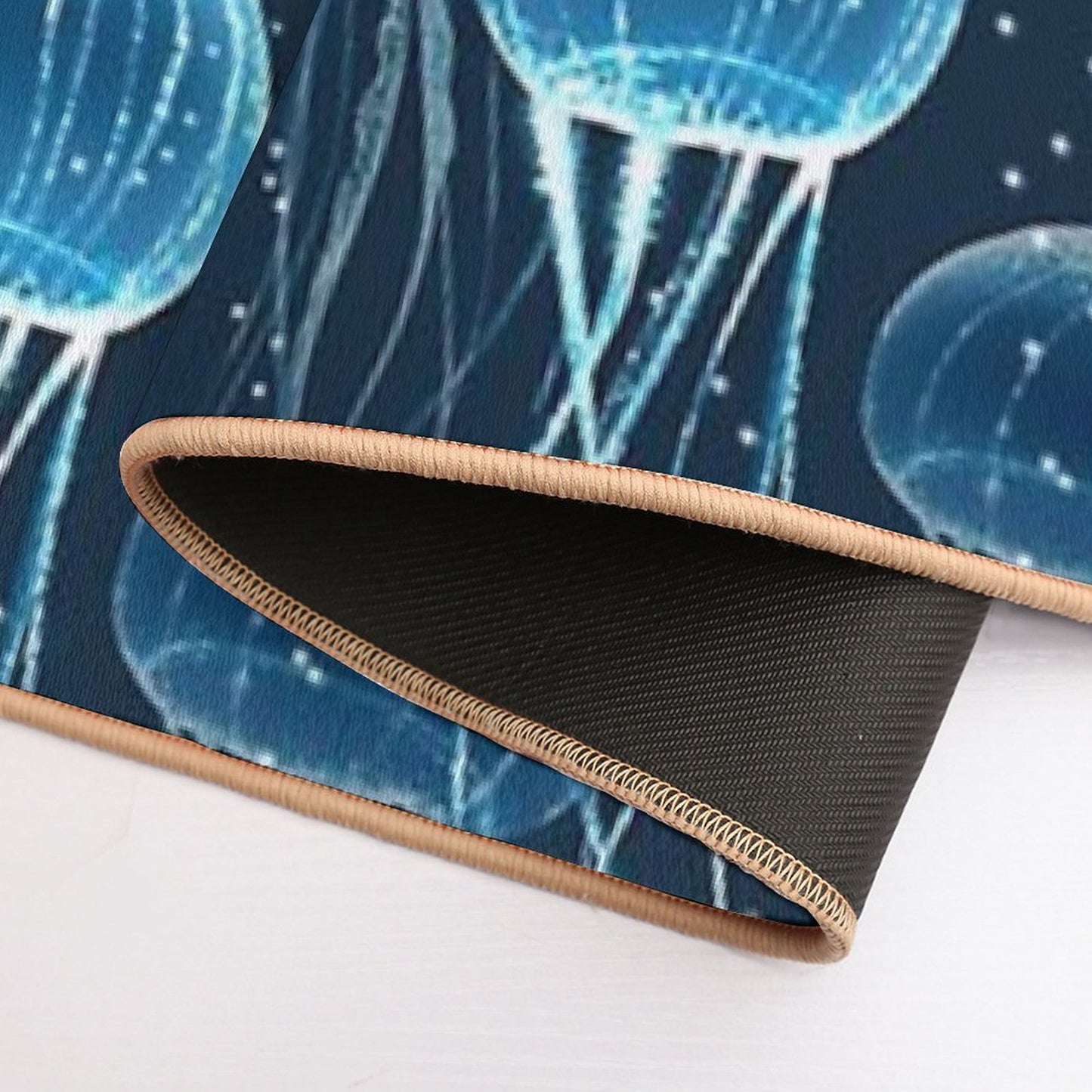 Glowing Jellyfish Bath Mat