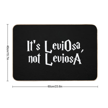 Is LeviOsa, Not LeviosA Bath Mat