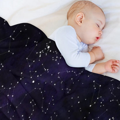 Northern Hemisphere Constellations Throw Blanket