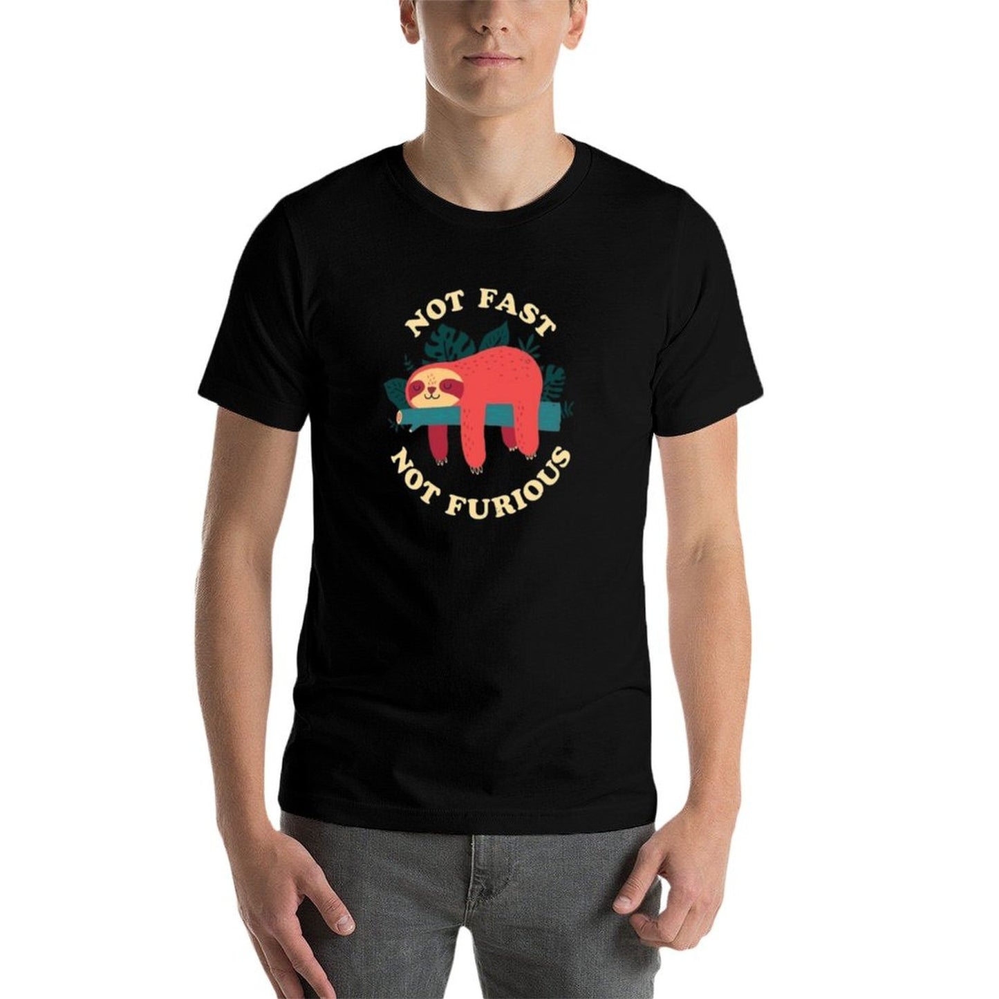 Not Fast, Not Furious  Fade-proof Color T-Shirt