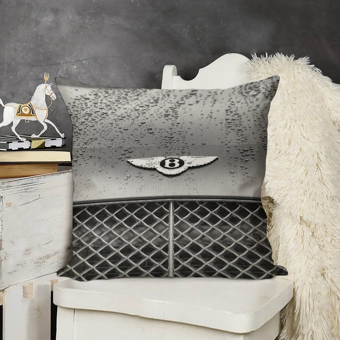 Bentley Grill Linen Throw Pillow Cover