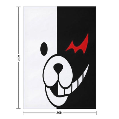 Monokuma Throw Blanket
