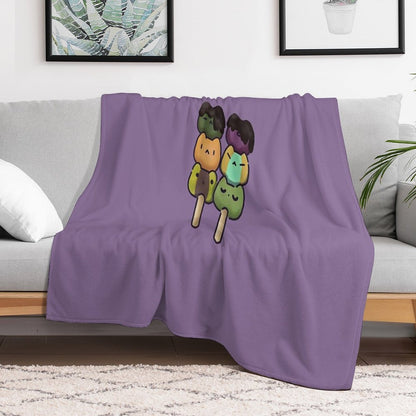 Kitty Dango Throw Blanket