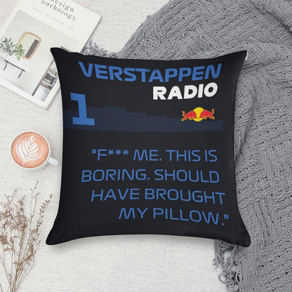 Should Have Brought My Pillow Soft Reinforced Edging Throw Pillow