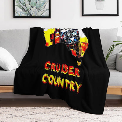 Toyota Australian 79 Cruiser Country Throw Blanket