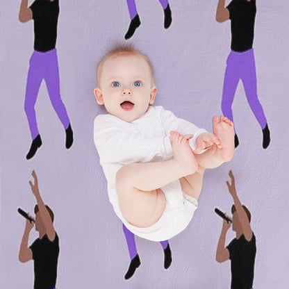 Niall Horan Purple Pants Throw Blanket