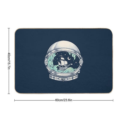Spaceship  Toxin-Free Bath Mat