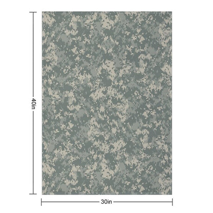 Army ACU Camouflage Throw Blanket