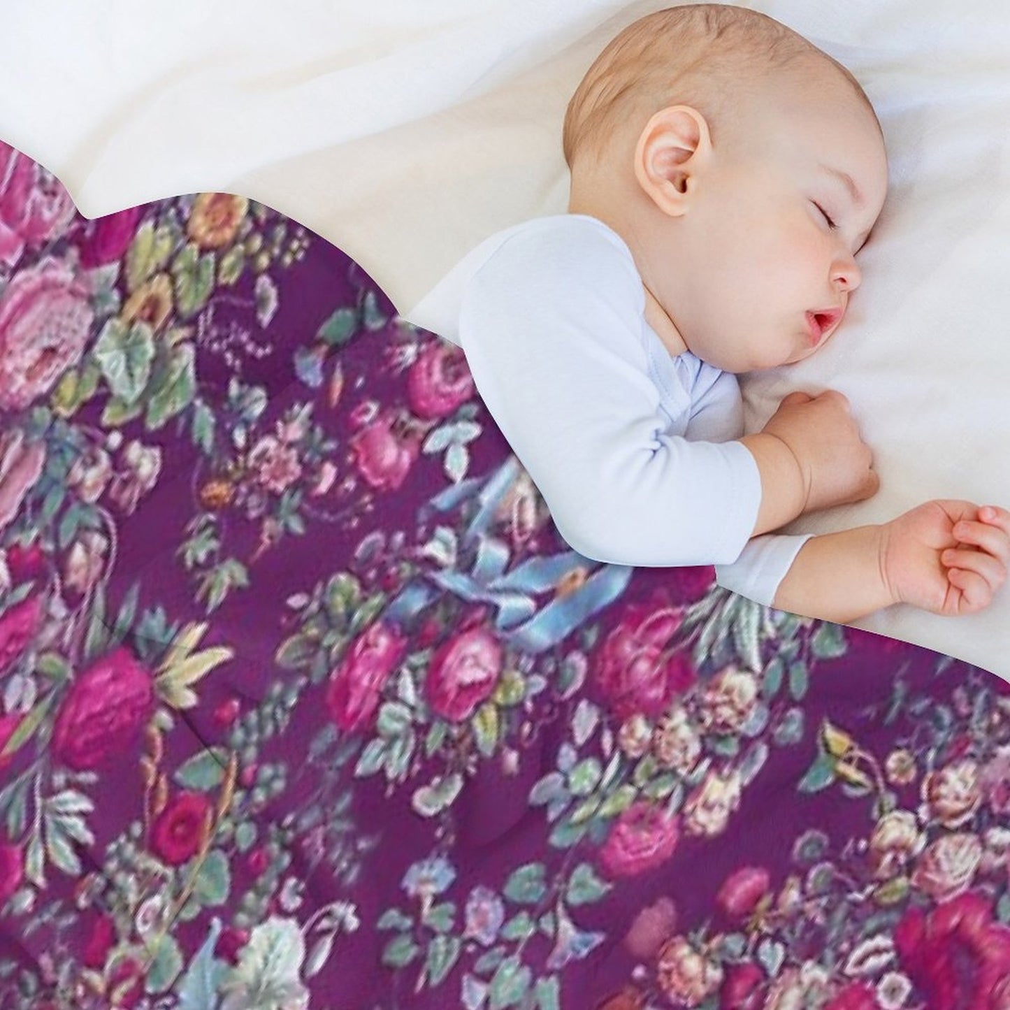 Bouquety Throw Blanket