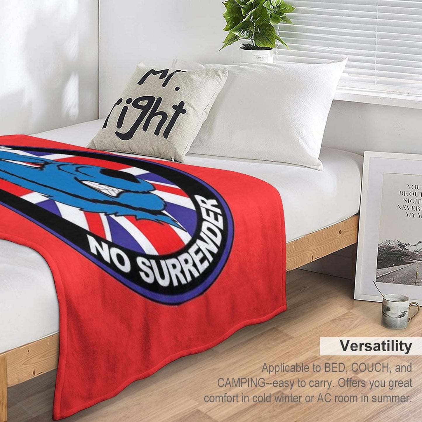 Union Bears Rangers Throw Blanket