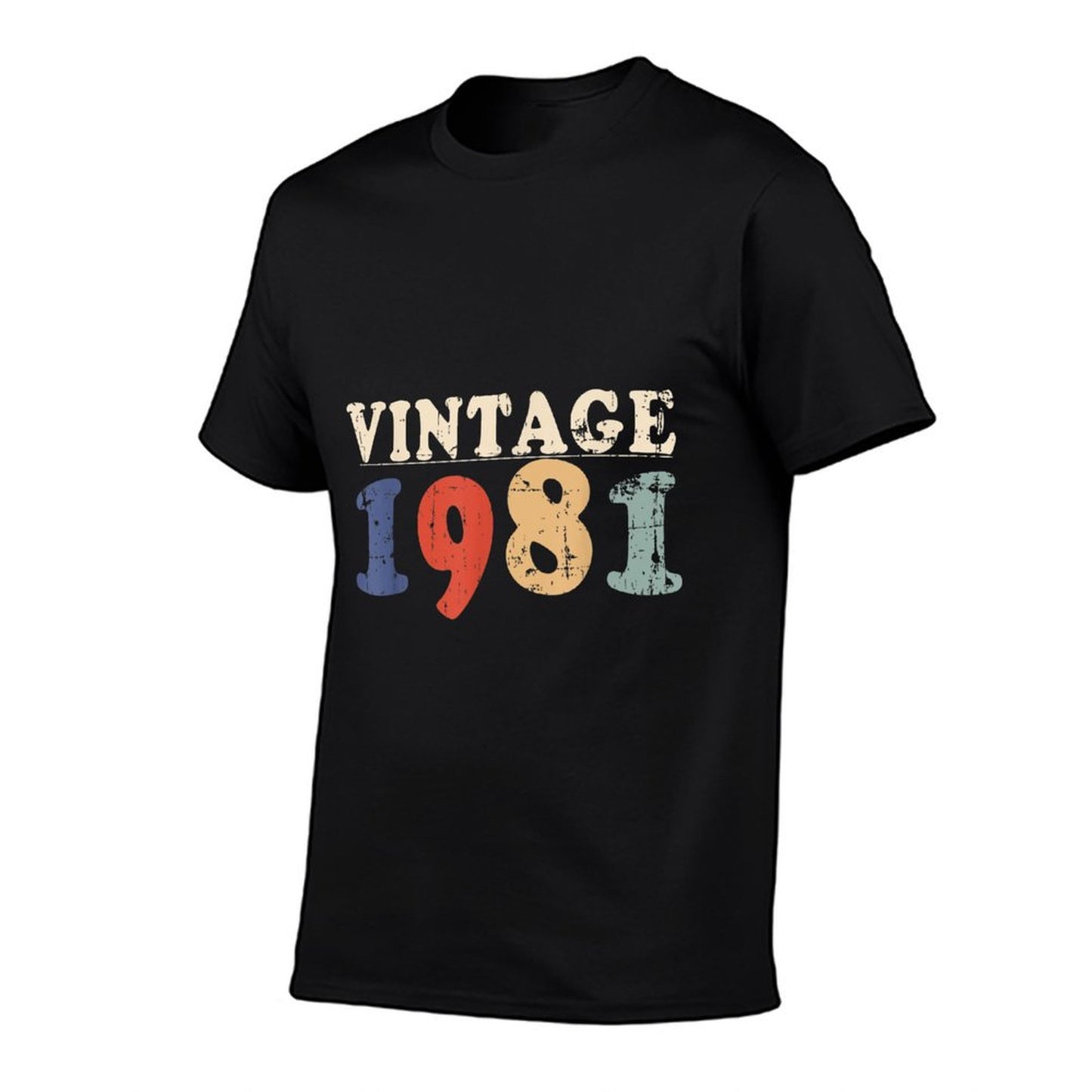1981 40th Birthday Gift Vintage Retro Men Women 40 Years Old  Durable T-Shirt
