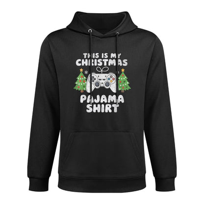 This Is My Christmas Pajama Video Game Boysn Gamer Durable Construction Hoodie