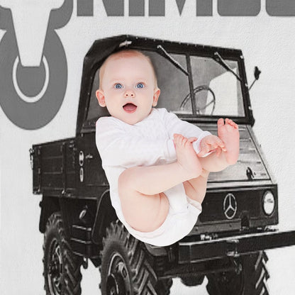 UNIMOG Oldschool Throw Blanket