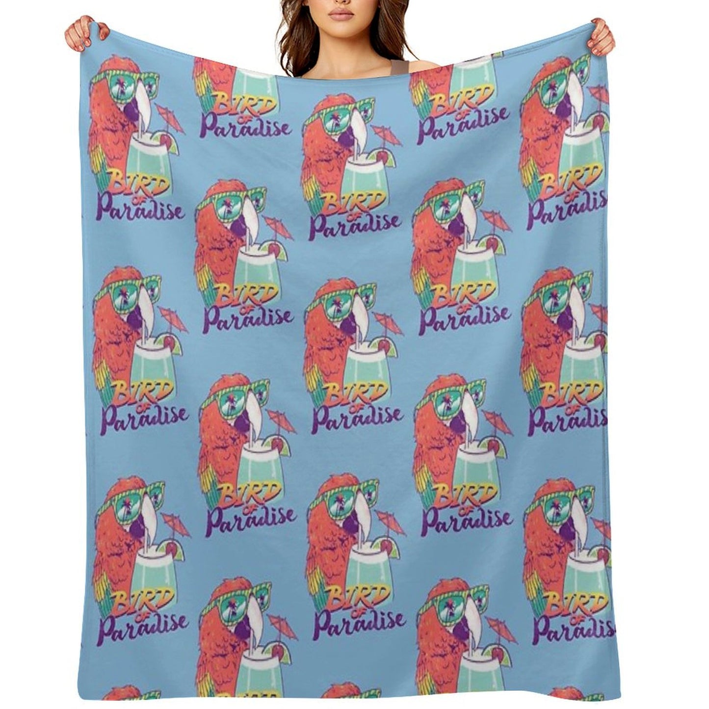 Bird Of Paradise Throw Blanket