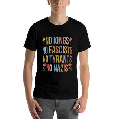 No Kings in America No Fascists We The People Political  Durable T-Shirt