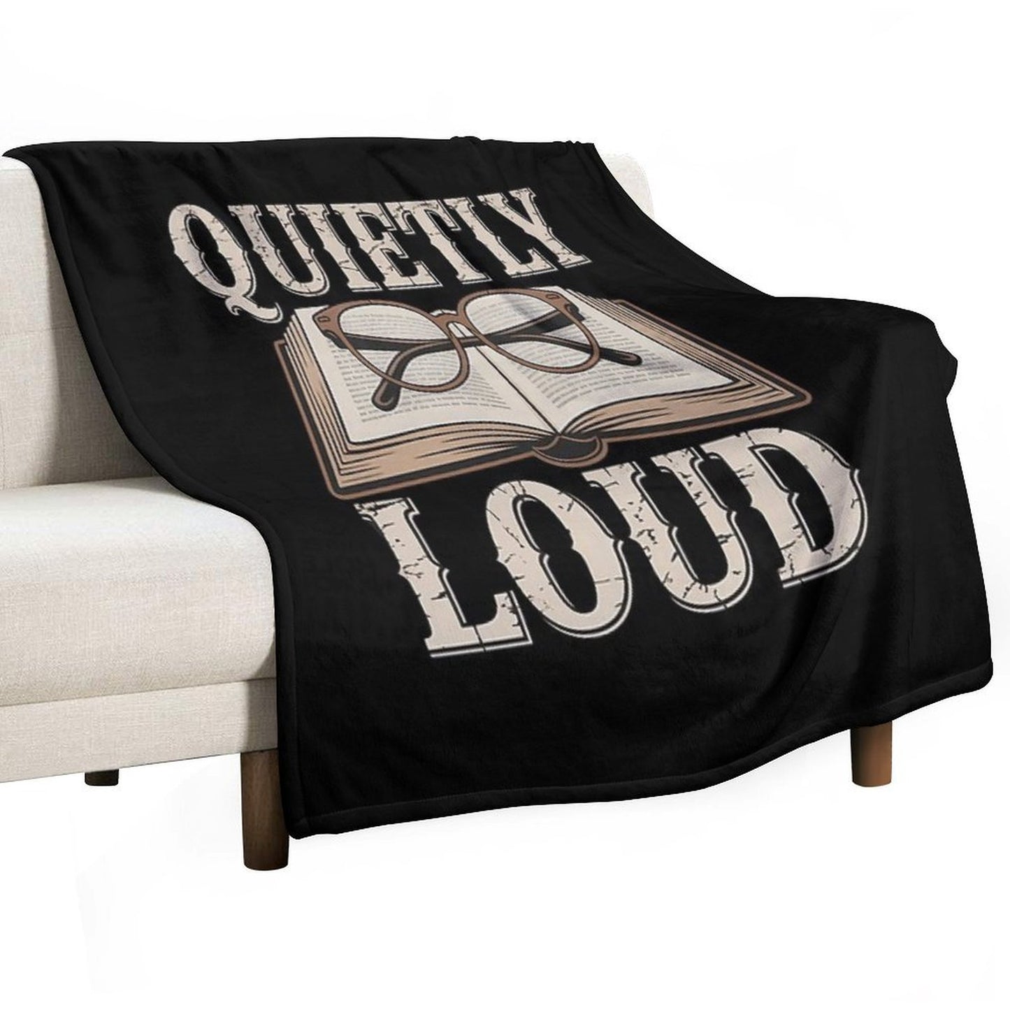 Academia - Quietly Loud Throw Blanket