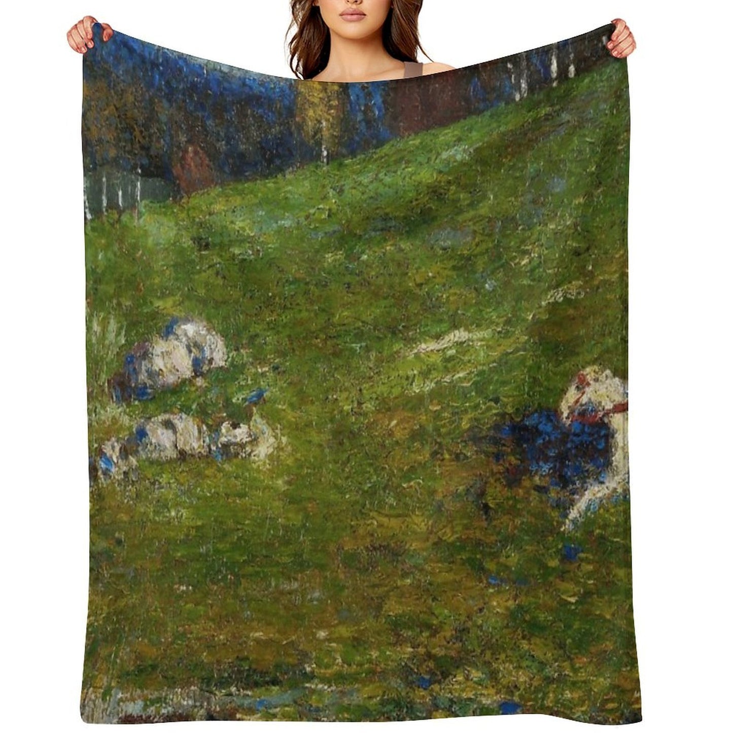 Wassily Kandinsky  The Blue Rider  Der Blaue Reiter Throw Blanket