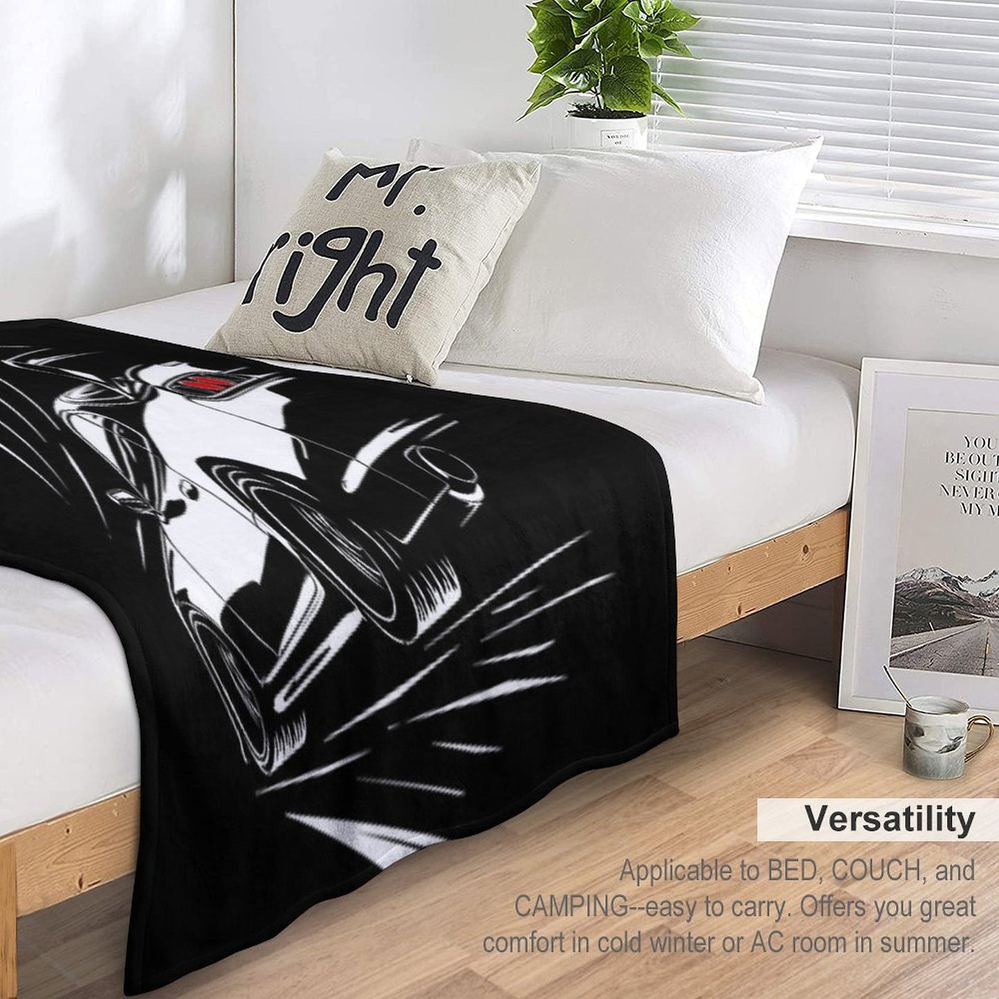 Toyota Supra MKIV  Haruna Throw Blanket