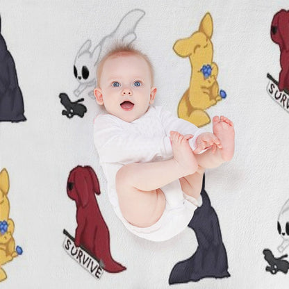 Rain World Slugcats Throw Blanket