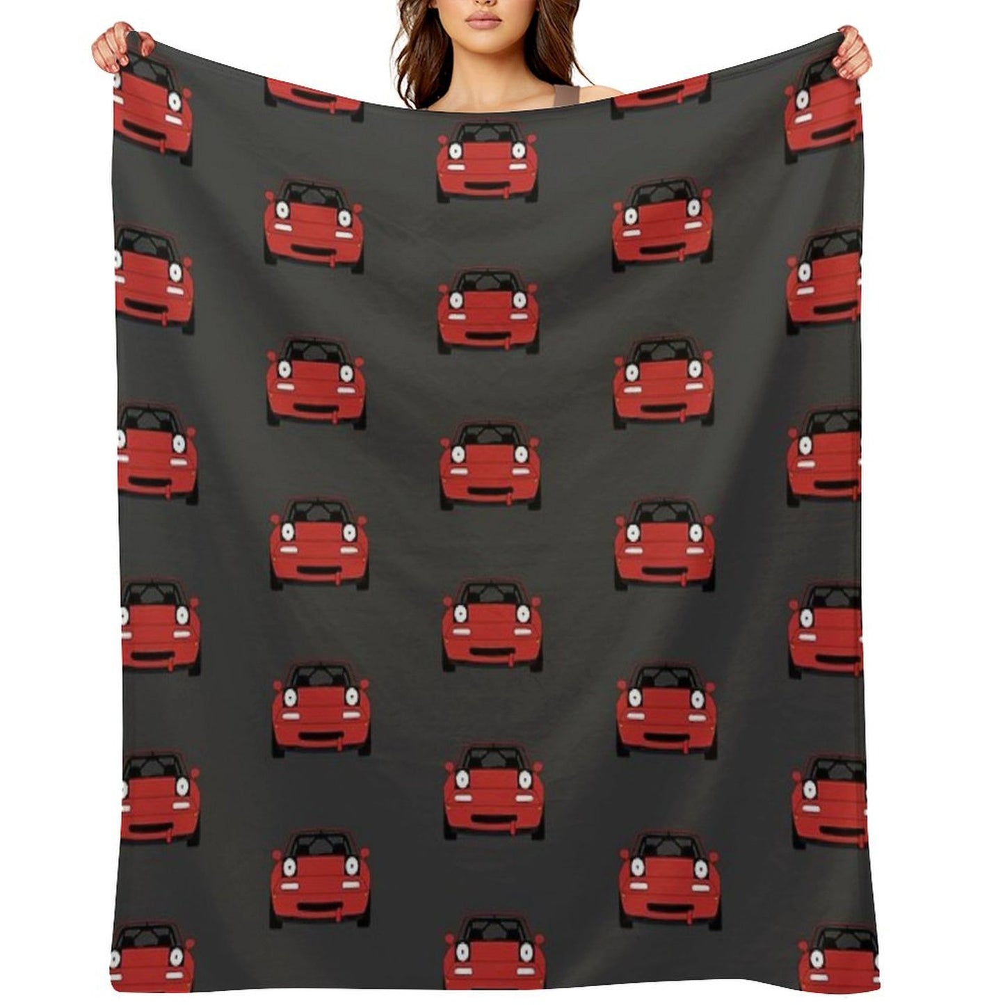 Miata Racecar Throw Blanket