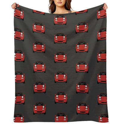 Miata Racecar Throw Blanket