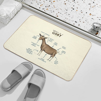 Anatomy of A Goat Bath Mat
