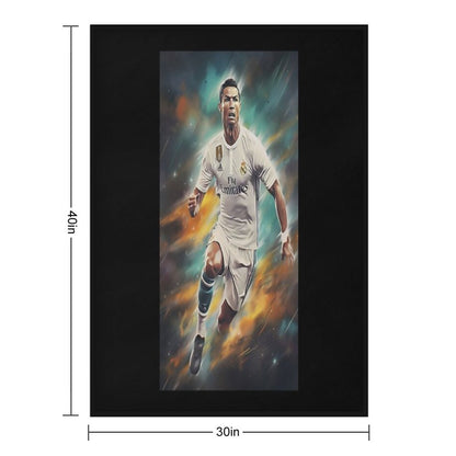 Cristiano Ronaldo Star Throw Blanket