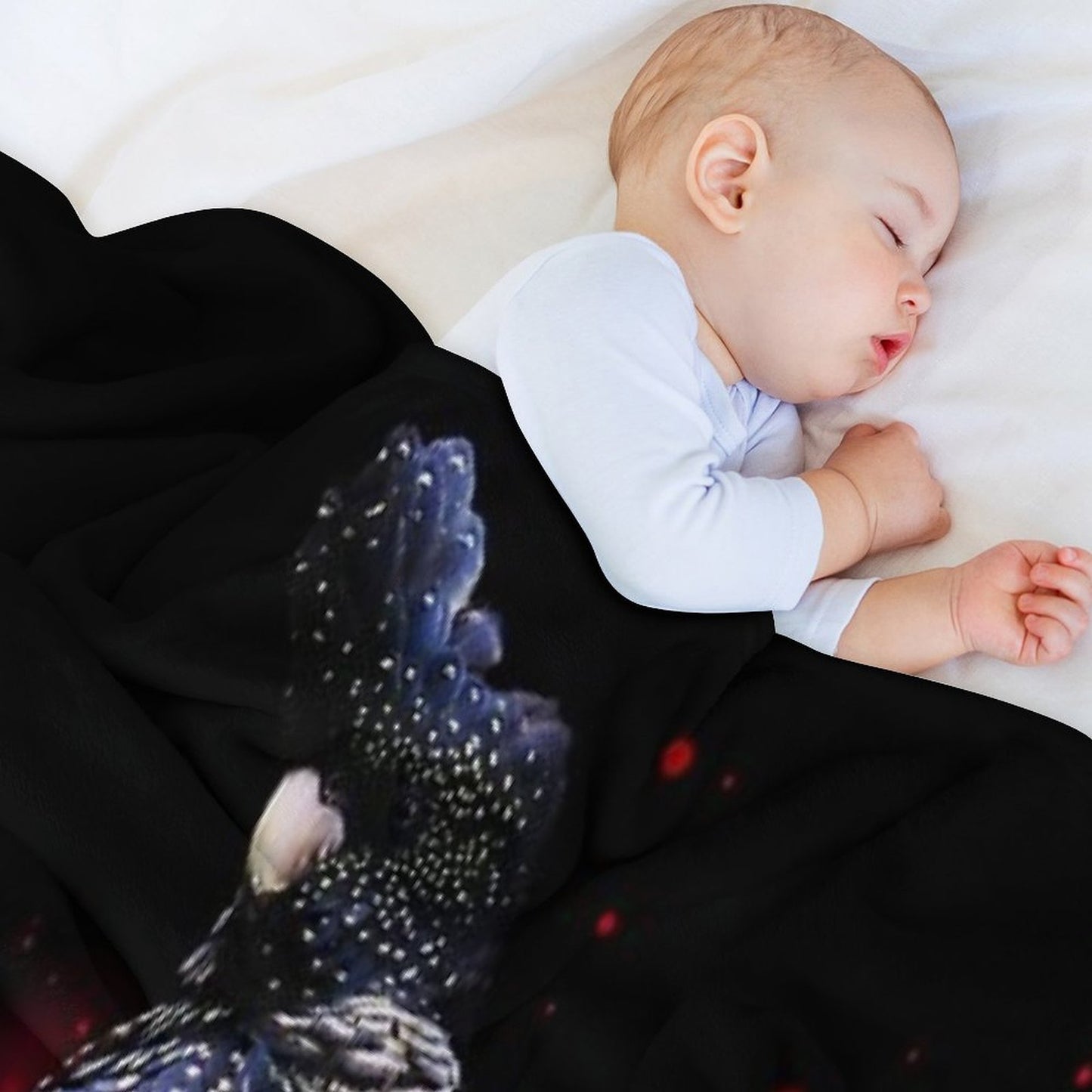 Red Tailed Black Cockatoo Throw Blanket