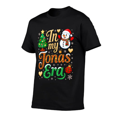 in My Jonas Era Funny Jonas Heart Christmas Men Women  Oversized Silhouette T-Shirt