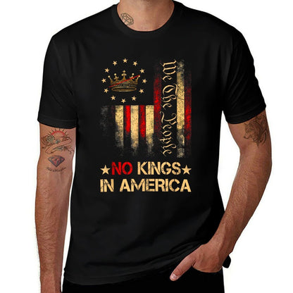 Patriotic Pro-Democracy Protest June 14 No Kings In America  Relaxed-fit T-Shirt