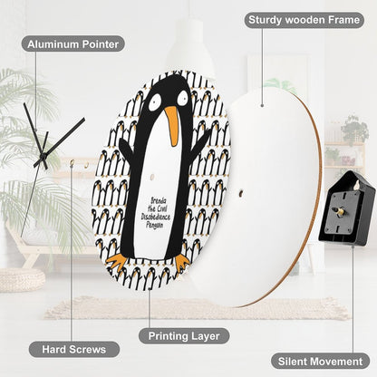 Brenda Penguin Clock Wall Clock