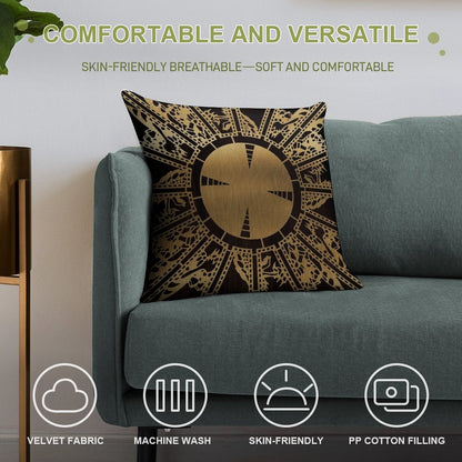 Lament Configuration Side A Soft Hidden Zipper Throw Pillow