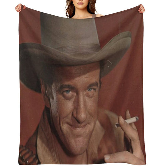 Gunsmoke Throw Blanket