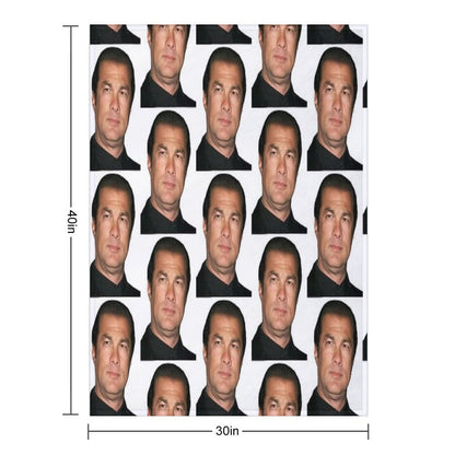 Steven Seagal Throw Blanket