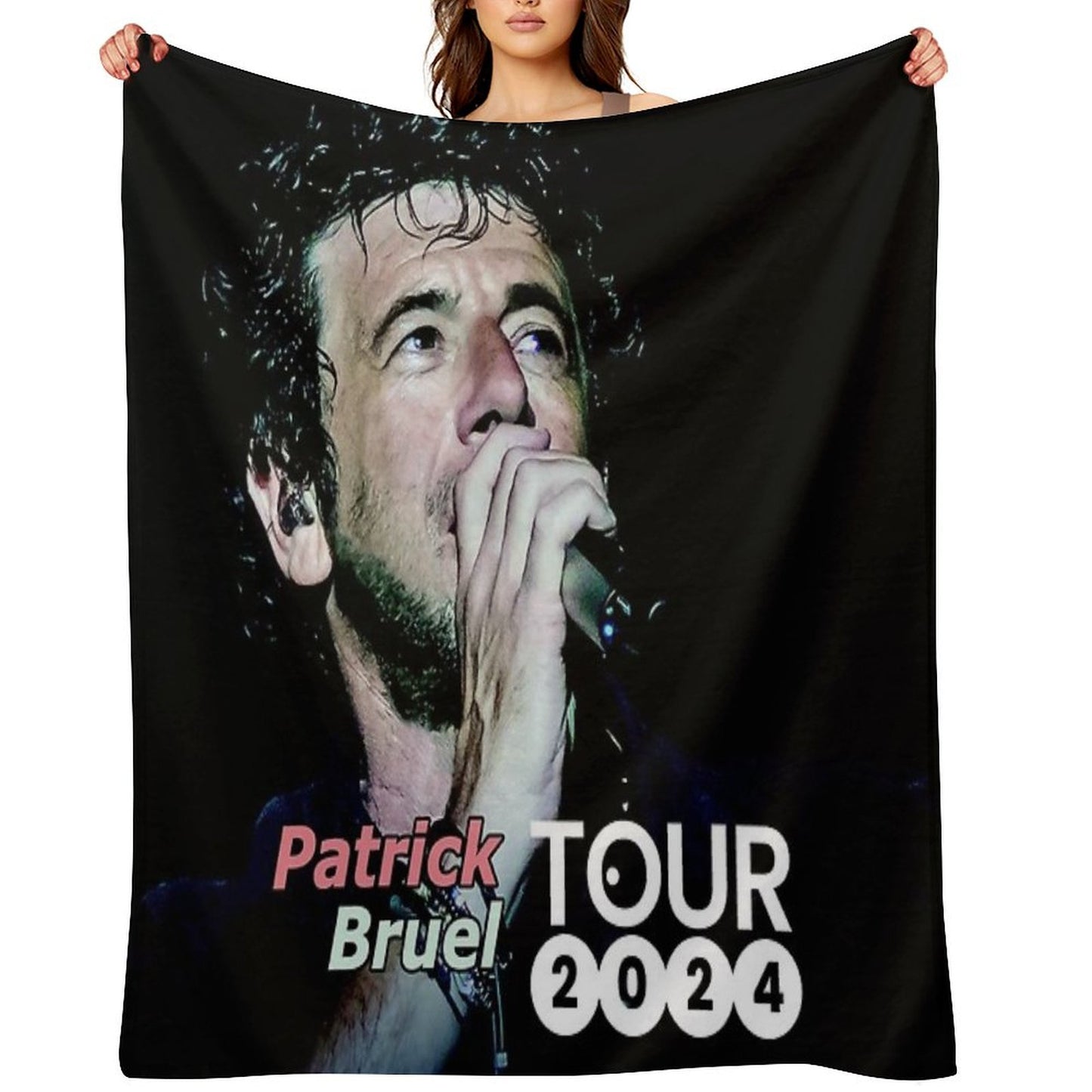Bilanya Patrick Bruel Show Tour TOURNEE En ACOUSTIQUE 2022 Throw Blanket