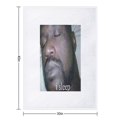 I Sleep Throw Blanket