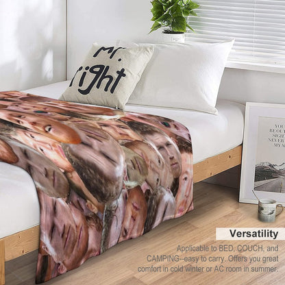 Canelo Álvarez - Boxing Face Pattern Throw Blanket