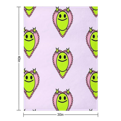 Dottie Green Alien Throw Blanket