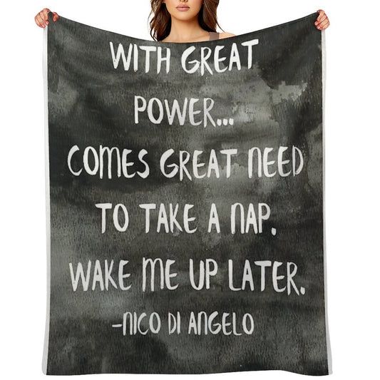 Naps Throw Blanket